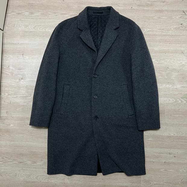 킨록 바이 킨록앤더슨 캐시미어 블렌디드 싱글코트 [차콜] L/100