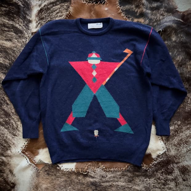 80s Pringle of Scotland Nick Fablo knit