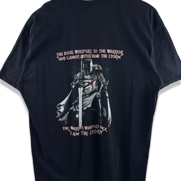 KNIGHTS TEMPLAR 그래픽 티셔츠3425