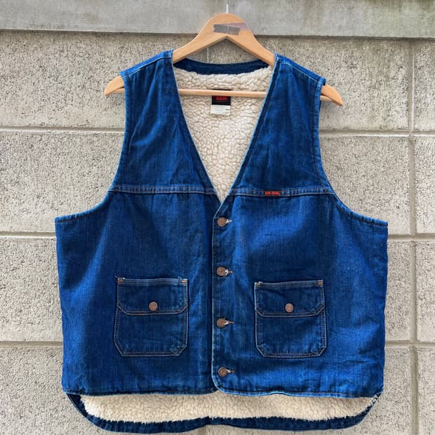 1970s BIG BEN DENIM SHERPA 빈티지데님쉐르파베스트