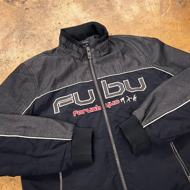 [ 정품/L ] FUBU 후부 올드스쿨 레이싱 자켓 b6