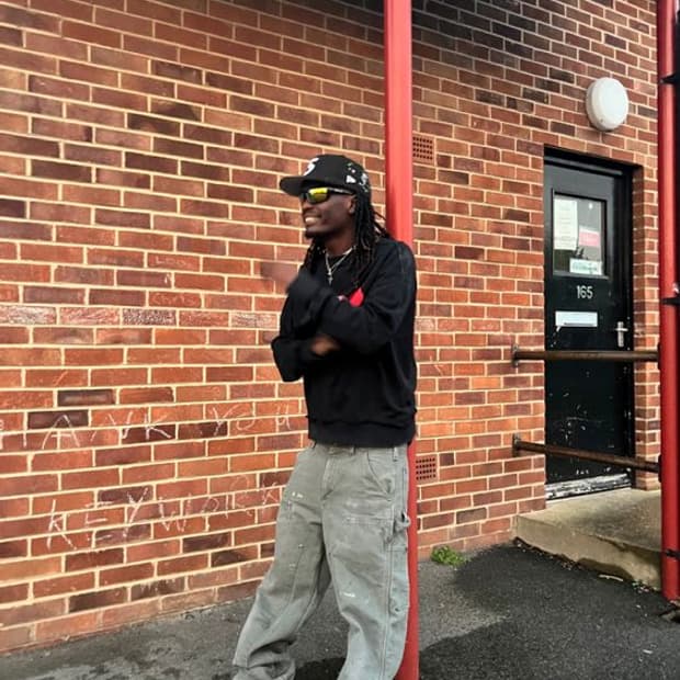 칼하트 더블니 워크팬츠 모스크린 B136