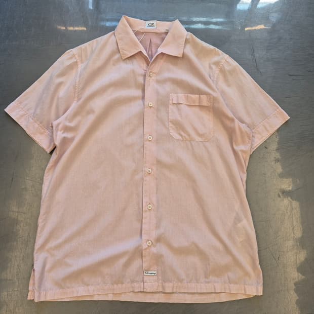 90s C.P COMPANY 오픈카라 셔츠