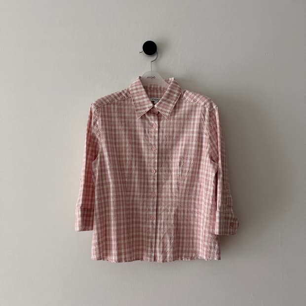 kyoho 핑츠 체크 셔츠