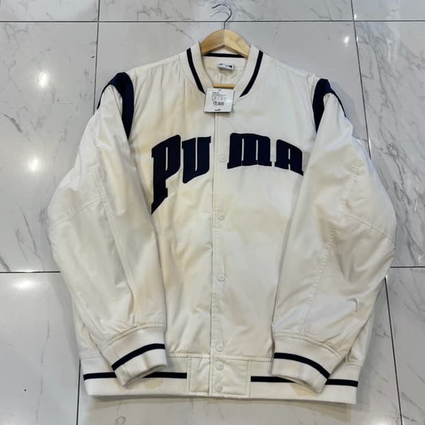 [새상품]Puma 포 더 팬베이스 바시티 오버핏 자켓 XL 스포티