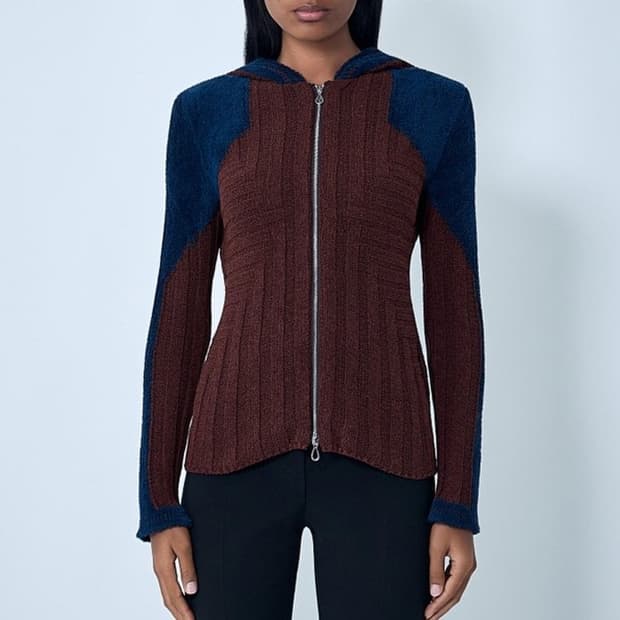 34 키코 코스타디노브 quimby 니트 후드 집