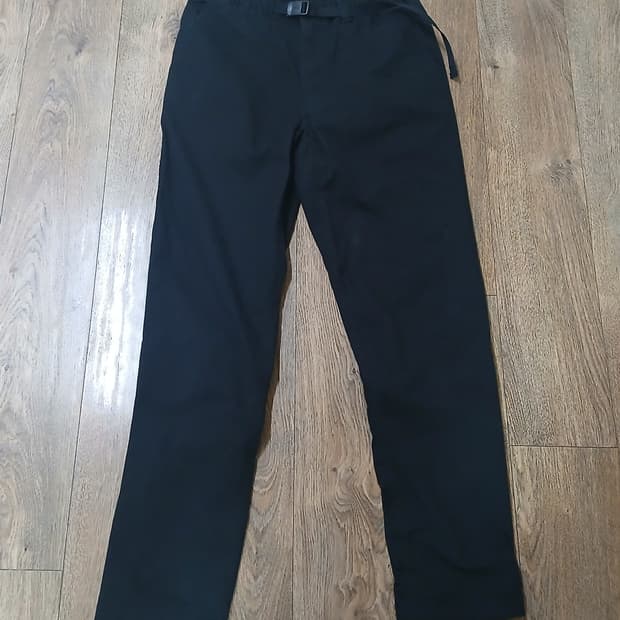 노스페이스 일판 블랙 코튼팬츠