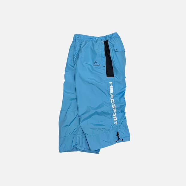 헤드 하늘색 7부 바지 트레이닝 트랙팬츠 츄바 츄리닝 바지