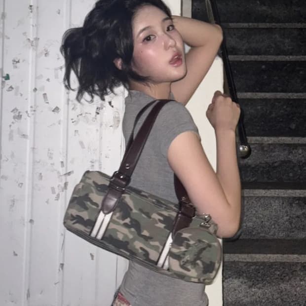 Nyxx 카모 숄더백