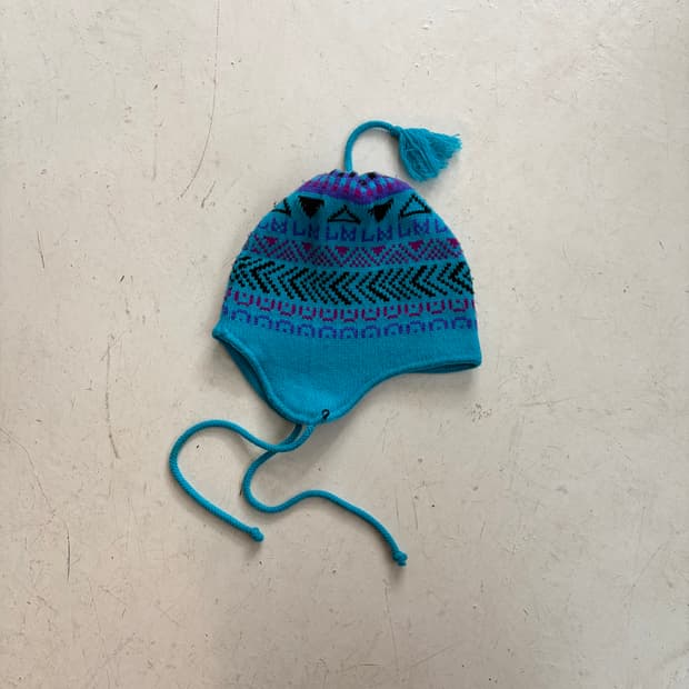 90s Canada 빈티지 이어플랩 비니 OS