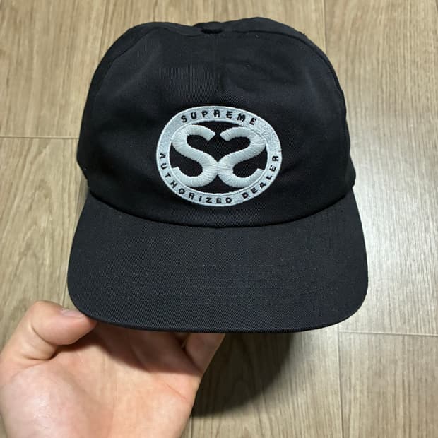 슈프림 더블 S 5 패널 캡 블랙