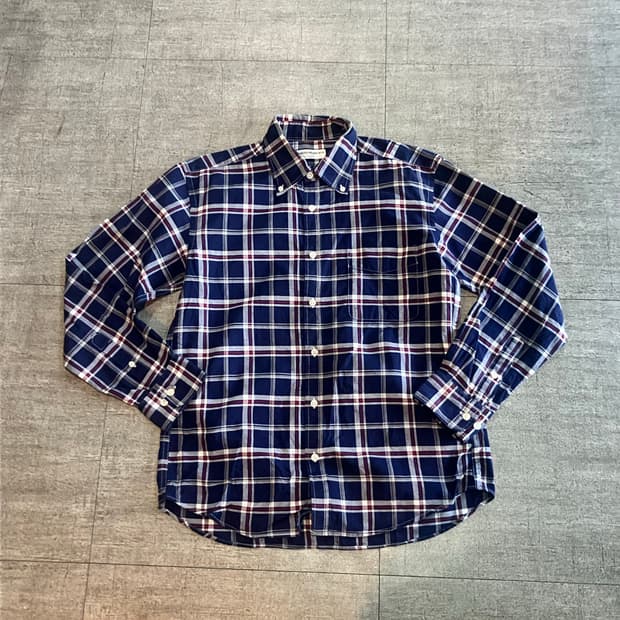 일본빈티지 Madisonwalker 올드스쿨아메카지 혁오풍 복고 체크셔츠