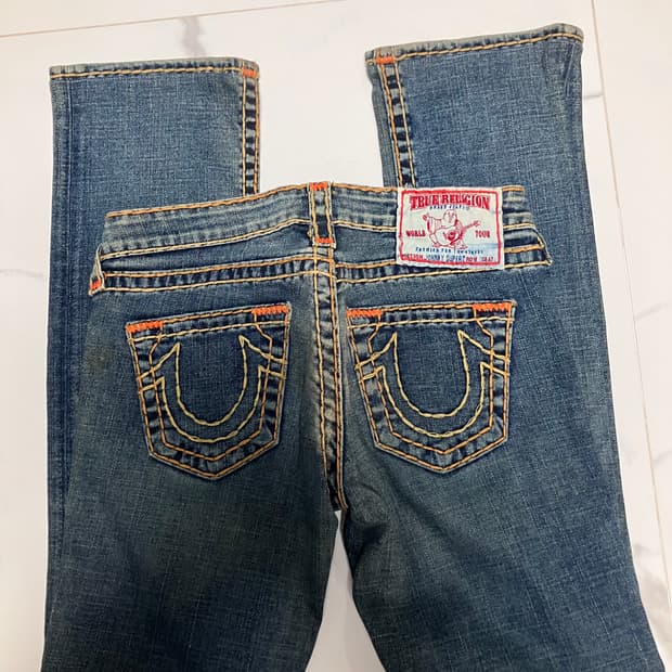 Johnny super T 조니 수퍼티 다크워시 부츠컷 트루릴리젼