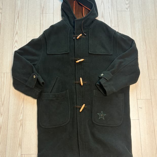 90s Valentino Sport Hooded Duffel Coat