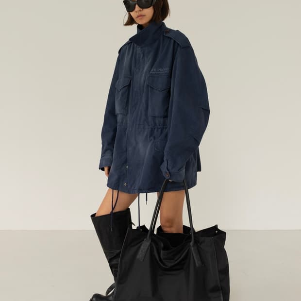 s/e/o 에스이오 코튼 필드자켓 네이비