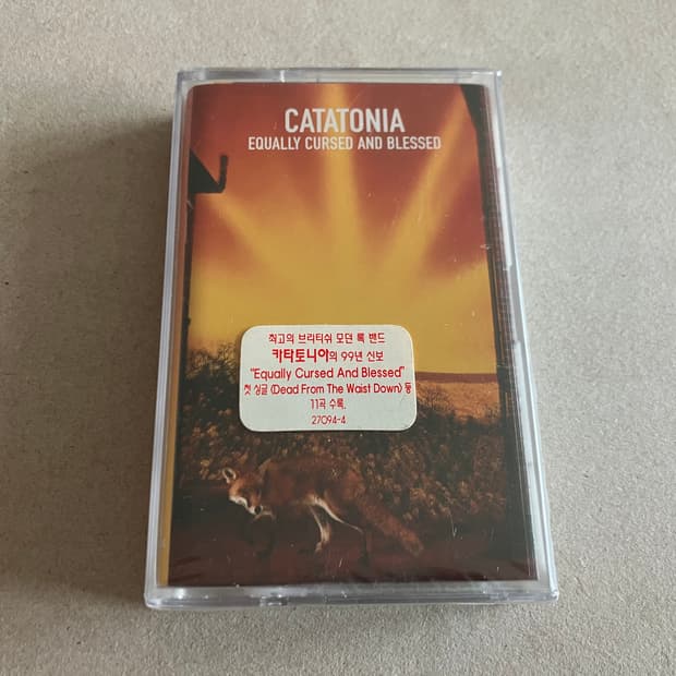 90년대 카타토니아 Catatonia 3집 라이센스 미개봉 카세트테이프