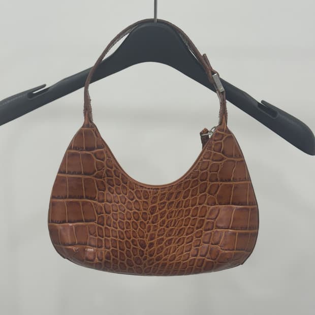 By far crocodile effect shoulder bag