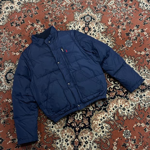 폴로 랄프로렌 크롭패딩 조끼변형 (S)