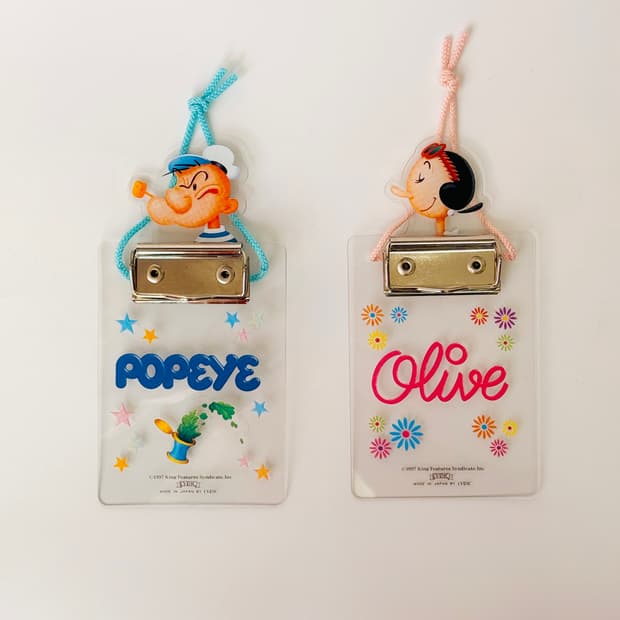 97'S POPEYE | 뽀빠이 올리브 미니 클립보드
