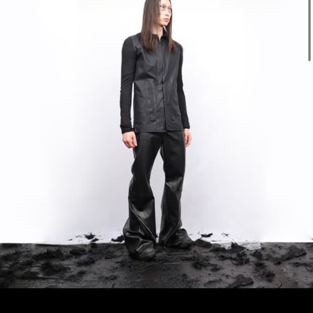 yyyy Slum straight shirt 2size