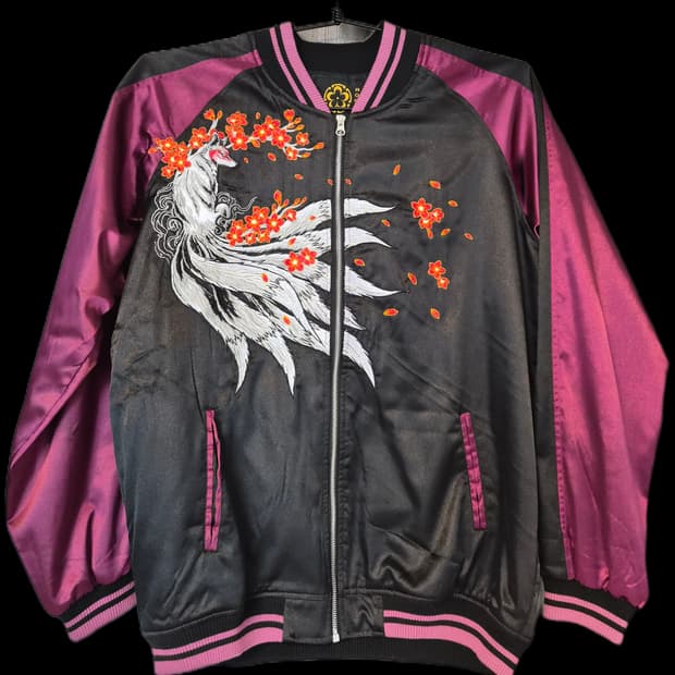 구미호 새틴 스카잔