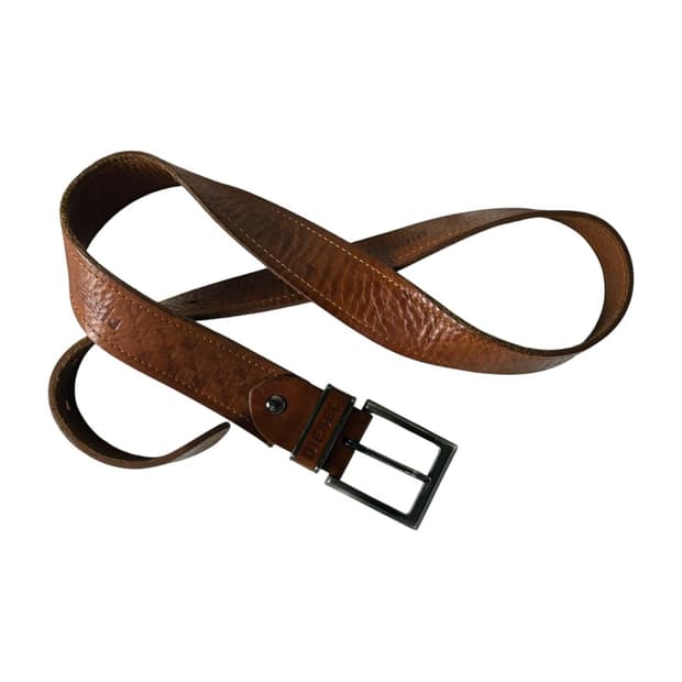 [DIESEL] 디젤 브라운 레더 벨트