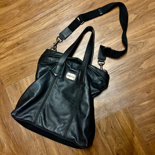 DOLCE AND GABBANA LEATHER TOTE BAG