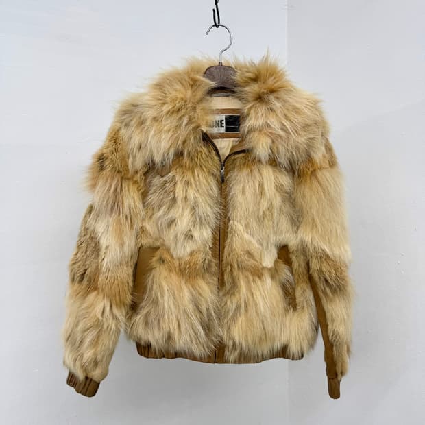 양가죽 코요테 퍼자켓