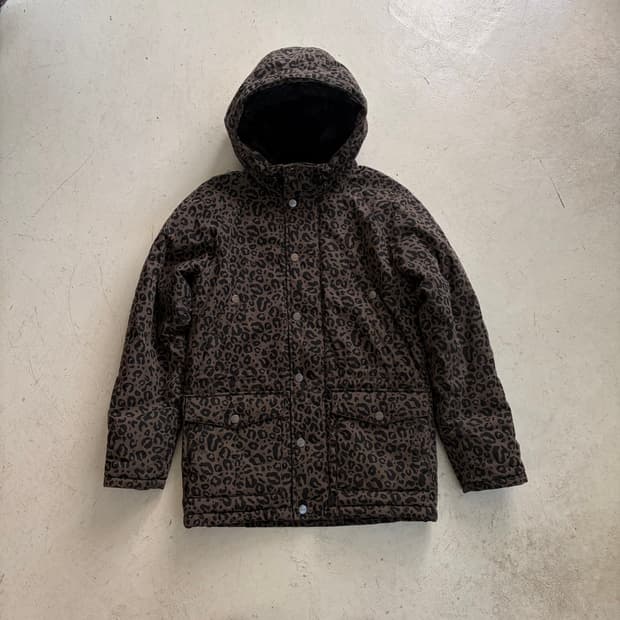 칼하트 트래퍼 레오파드 파카 XS