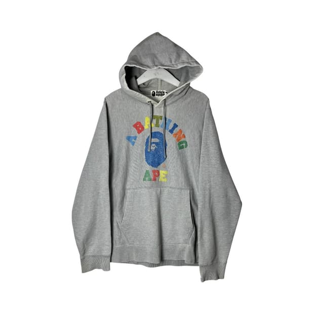 [Bape] 베이프 멀티컬러 로고 후드티셔츠