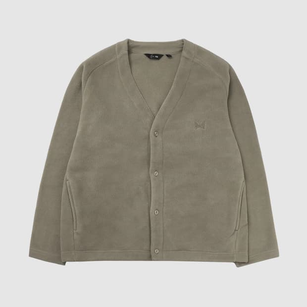 L 미개봉 새제품) 유니클로 X 니들스 후리스 플리스 가디건 베이지