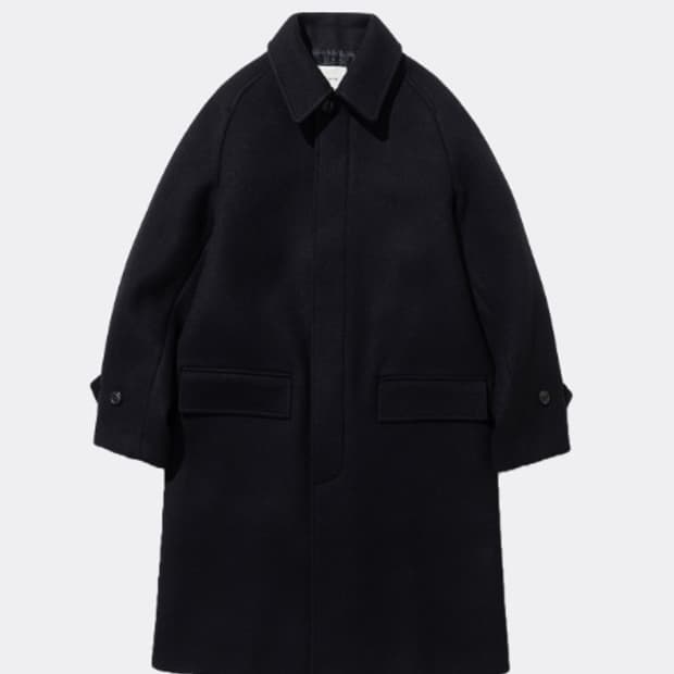 셔터 울 발마칸 다크네이비 Shirter