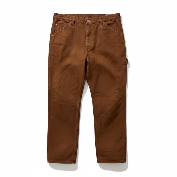 Finger Press work pants brown 3