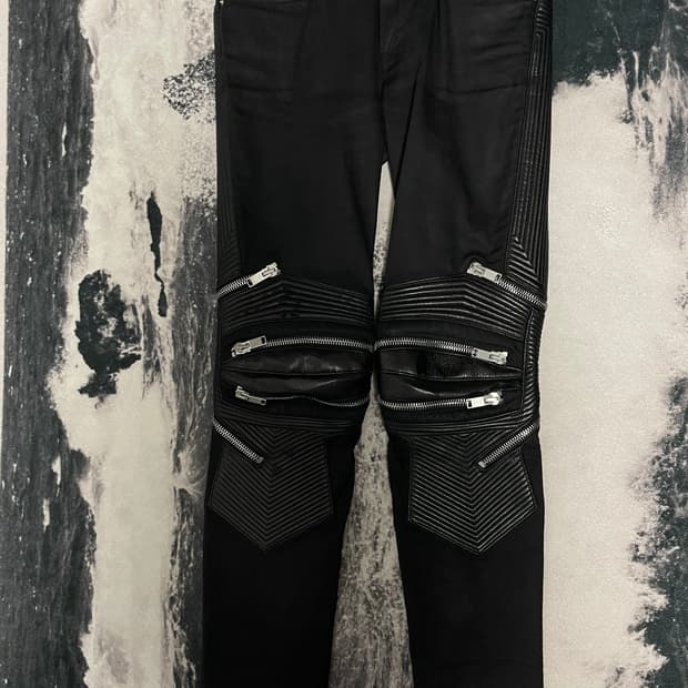 생로랑 14fw 레더패널진