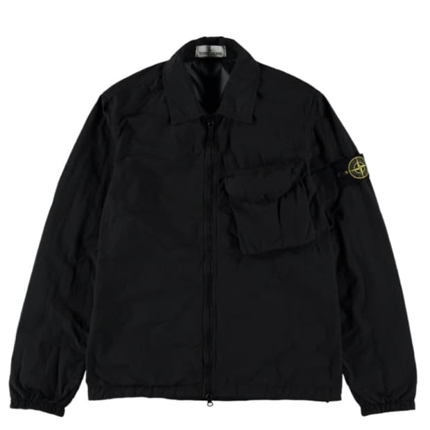 L 스톤아일랜드 나슬란 폴라텍 오버셔츠자켓