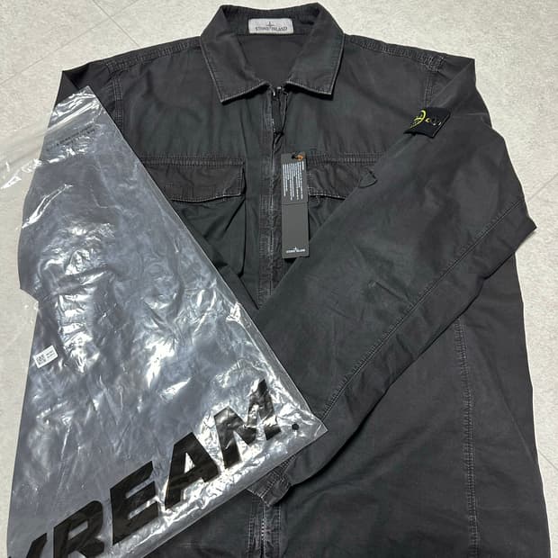 스톤아일랜드 올드 이펙트 오버셔츠 L