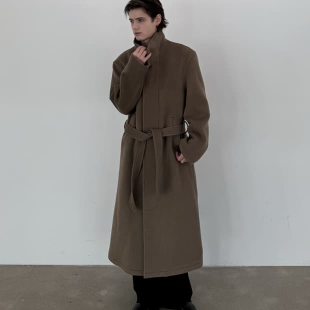 (구매)준느 코트 카키 L / 블랙 L