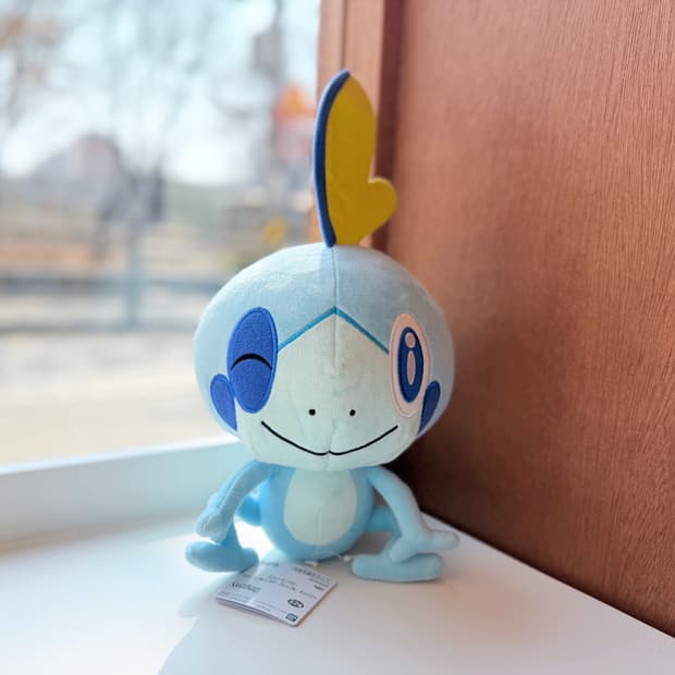 일본 반다이 포켓몬 울머기 마스코트 인형 20cm
