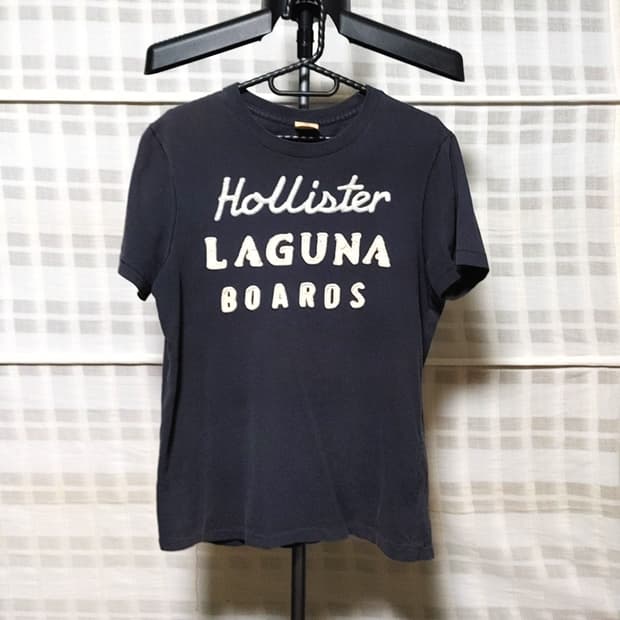 (HOLLISTER) 홀리스터 네이비 반팔 티셔츠 M (95)