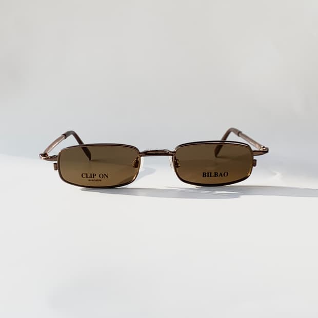 760 데드스탁 마그네틱 덮경 딥브라운 클립온 선글라스 스페인 빈티지안경