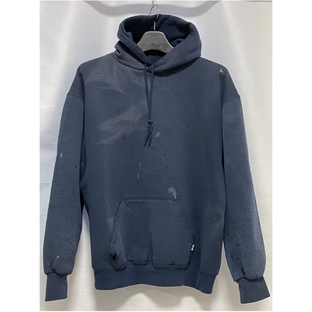 (XL) 90s 러셀 애슬래틱 50/50 후드 네이비