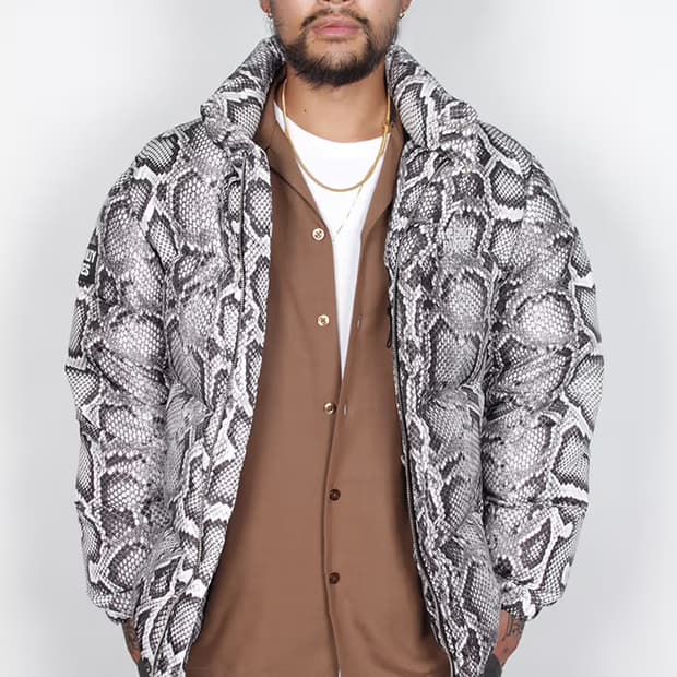 와코마리아 19fw 파이톤 패딩 L