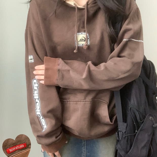 퀵실버 후드티 