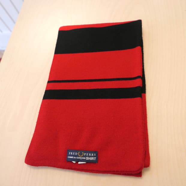 꼼데가르송 프레드페리 머플러