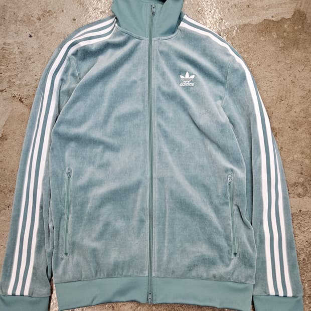 아디다스 Cozy Tracktop 벨벳 져지 XL