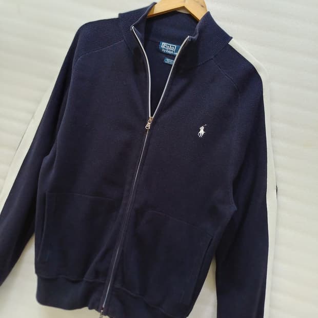 매장판 폴로 면 집업 니트 자켓 남성 L 중간두께 사랑봉봉