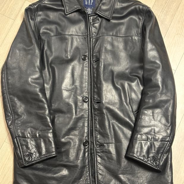 (M) 올드갭 Old GAP 레더 카코트