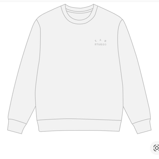 아이앱 스튜디오 아이앱 롱슬리브 화이트 s사이즈