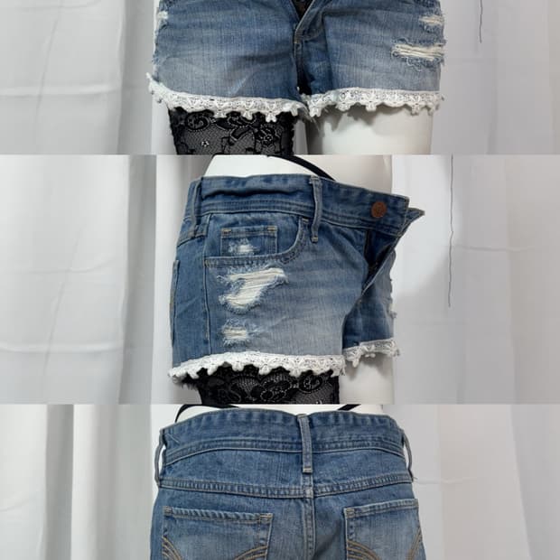 hollister lace short pants