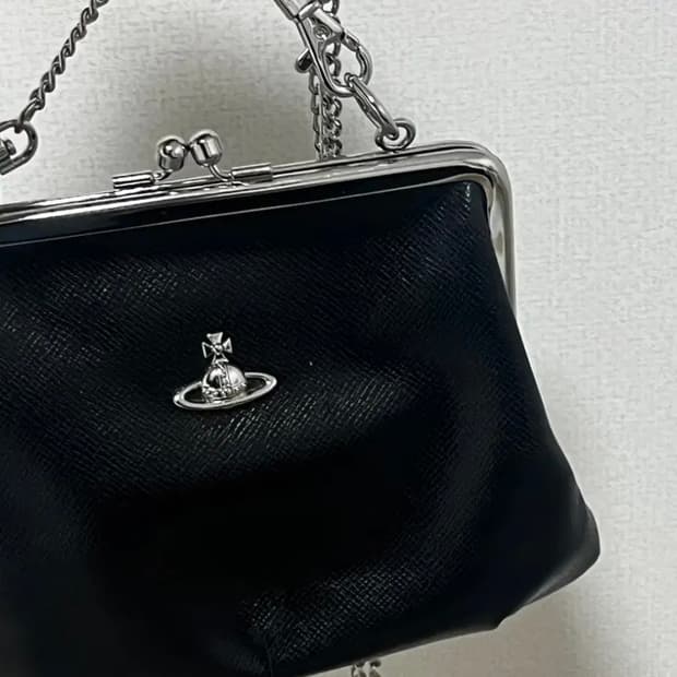 비비안웨스트우드 체인백 실버 정품